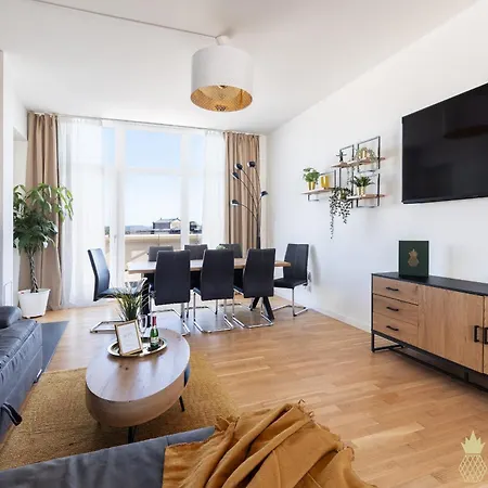 Apartament Pineapple Penthouse Am Zwinger - 162 Qm - 1x Free Parking Drezno