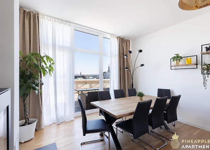 Appartement Pineapple - Penthouse Am Zwinger - 162qm - 1x Free Parking