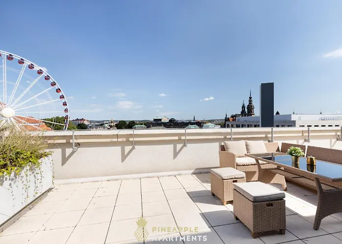 شقة Pineapple - Penthouse Am Zwinger - 162qm - 1x Free Parking دريسدن